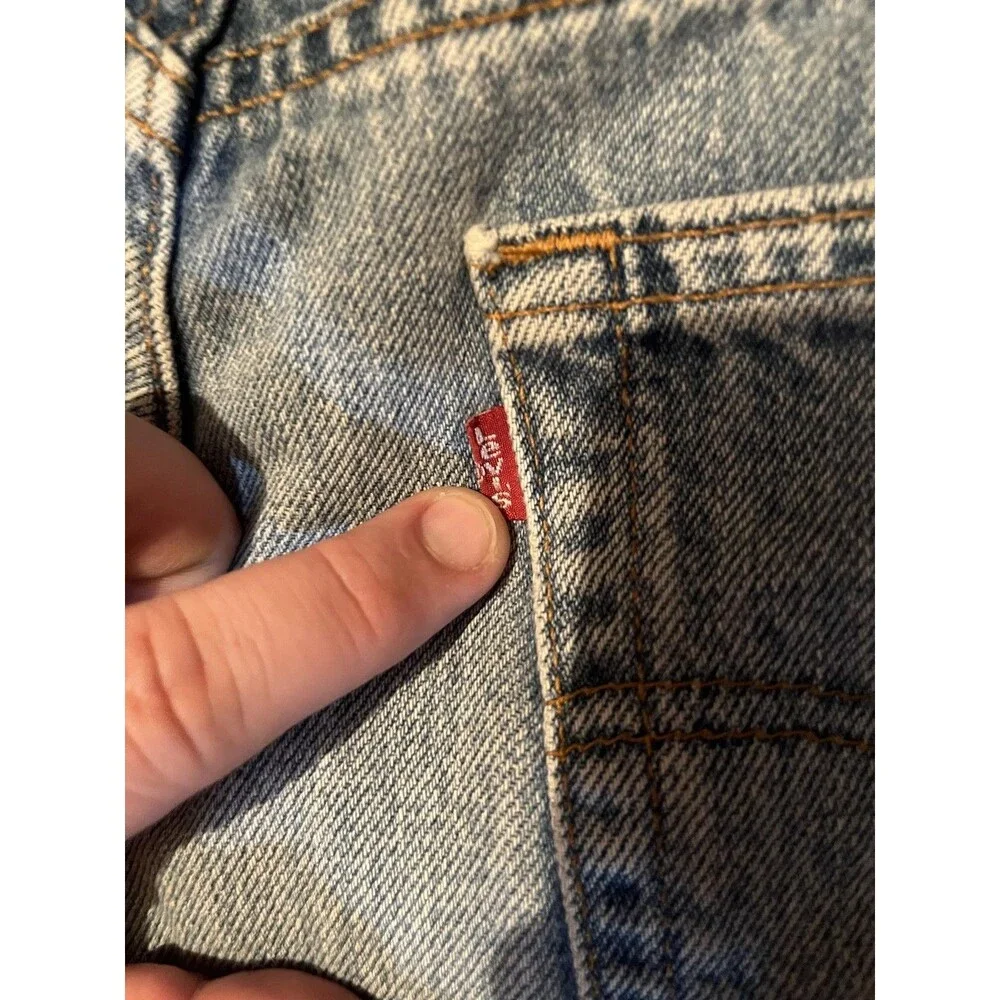 Vintage Levi's 550 Jeans Mens Size 30 Blue Relaxed Fit 100% Cotton Straight Leg